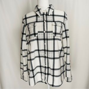 Eddie Bauer Soft Plaid Button Down